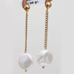 گوشواره میخی طرح مروارید