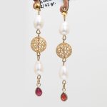 گوشواره میخی طرح مروارید