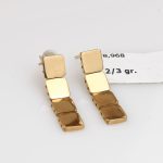 گوشواره میخی طرح آیینه آیی