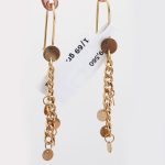 گوشواره آویز طرح کارتیه پولکی