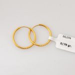 گوشواره دخترانه طرح حلقه ایی