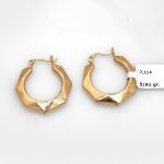 گوشواره حلقه ایی زنانه طرح لانیز