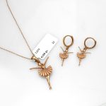 نیم ست زنانه طرح بالرین