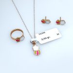 نیم ست بچه گانه طرح رنگین کمان